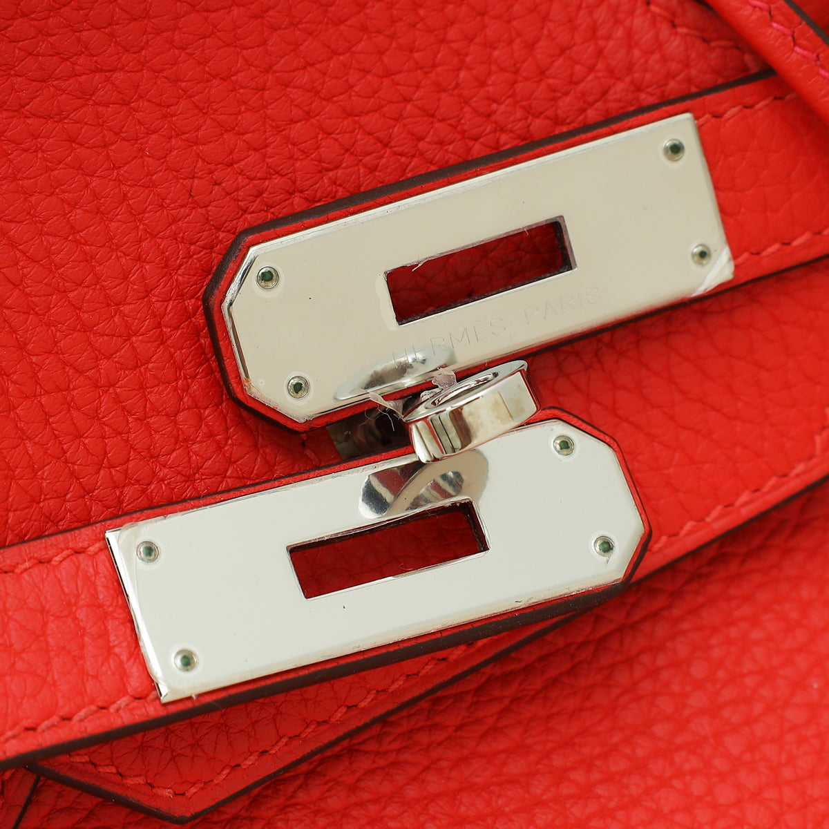 Hermes Bicolor Retourne Verso Birkin 30 Bag W/ Twillies