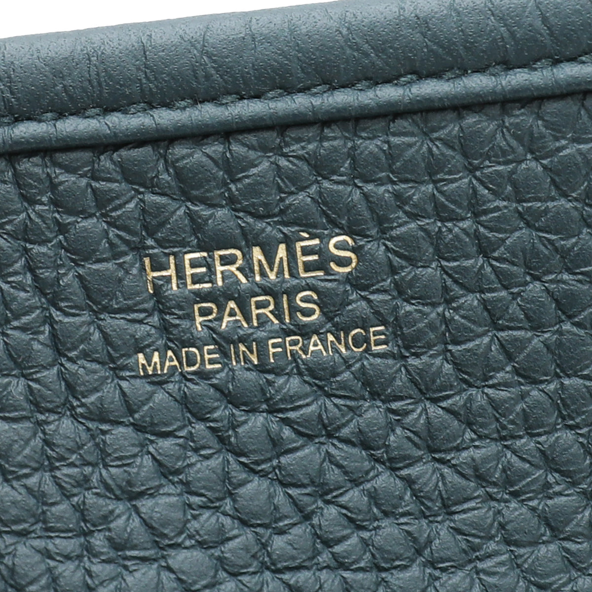 Hermes Vert Bosphore Evelyne III PM Bag