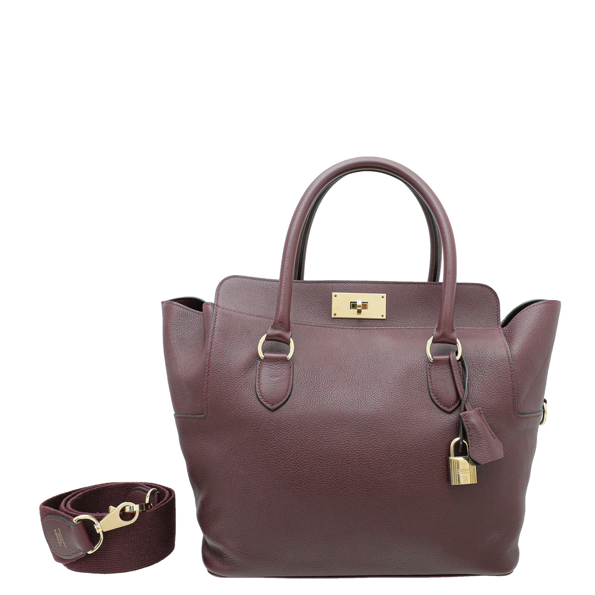 Hermes Prune Novillo Toolbox 26 Bag