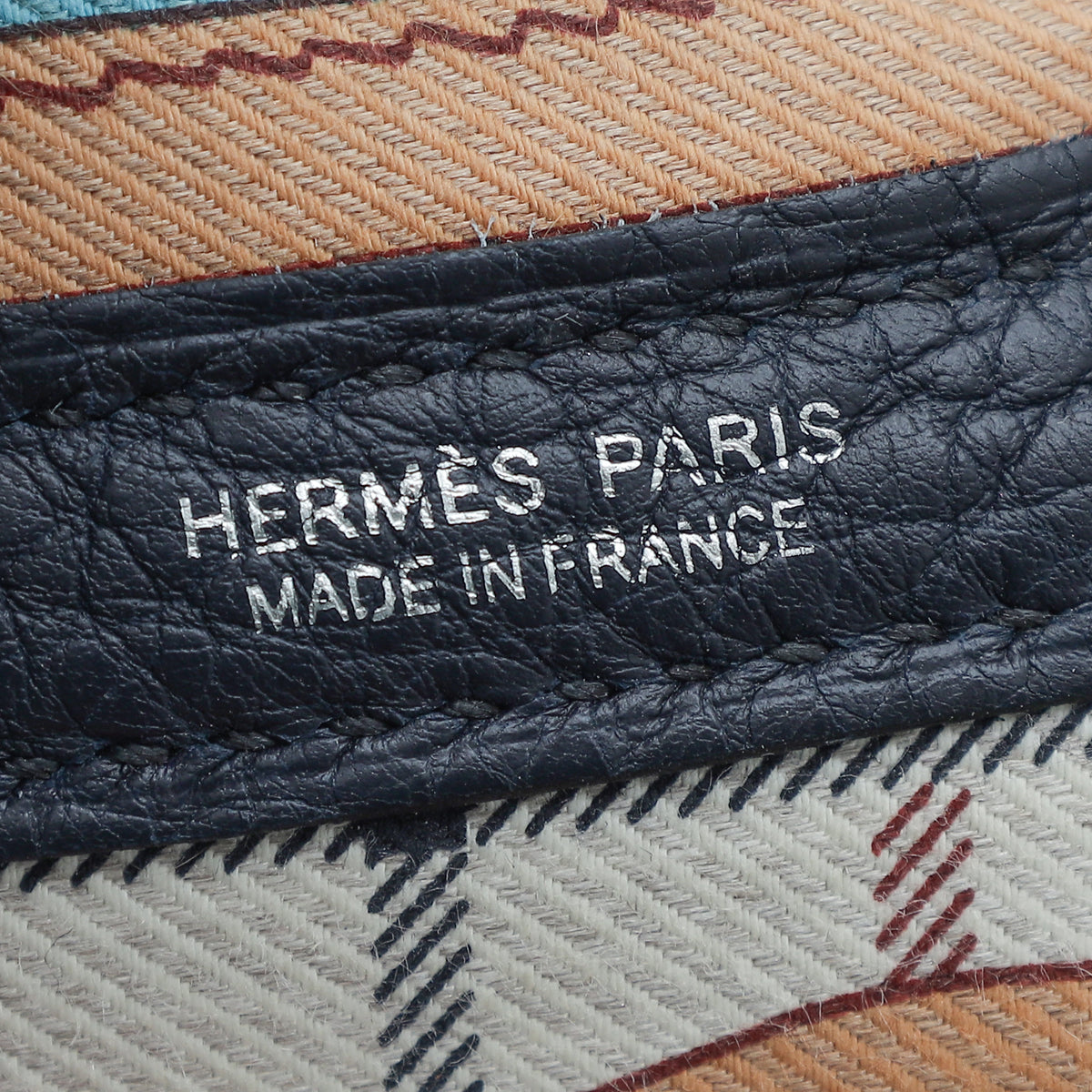 Hermes Blue Indigo Garden Party 36 Bag