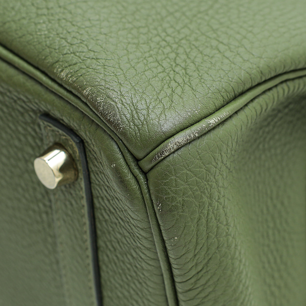 Hermes Vert Olive Birkin 30 Bag