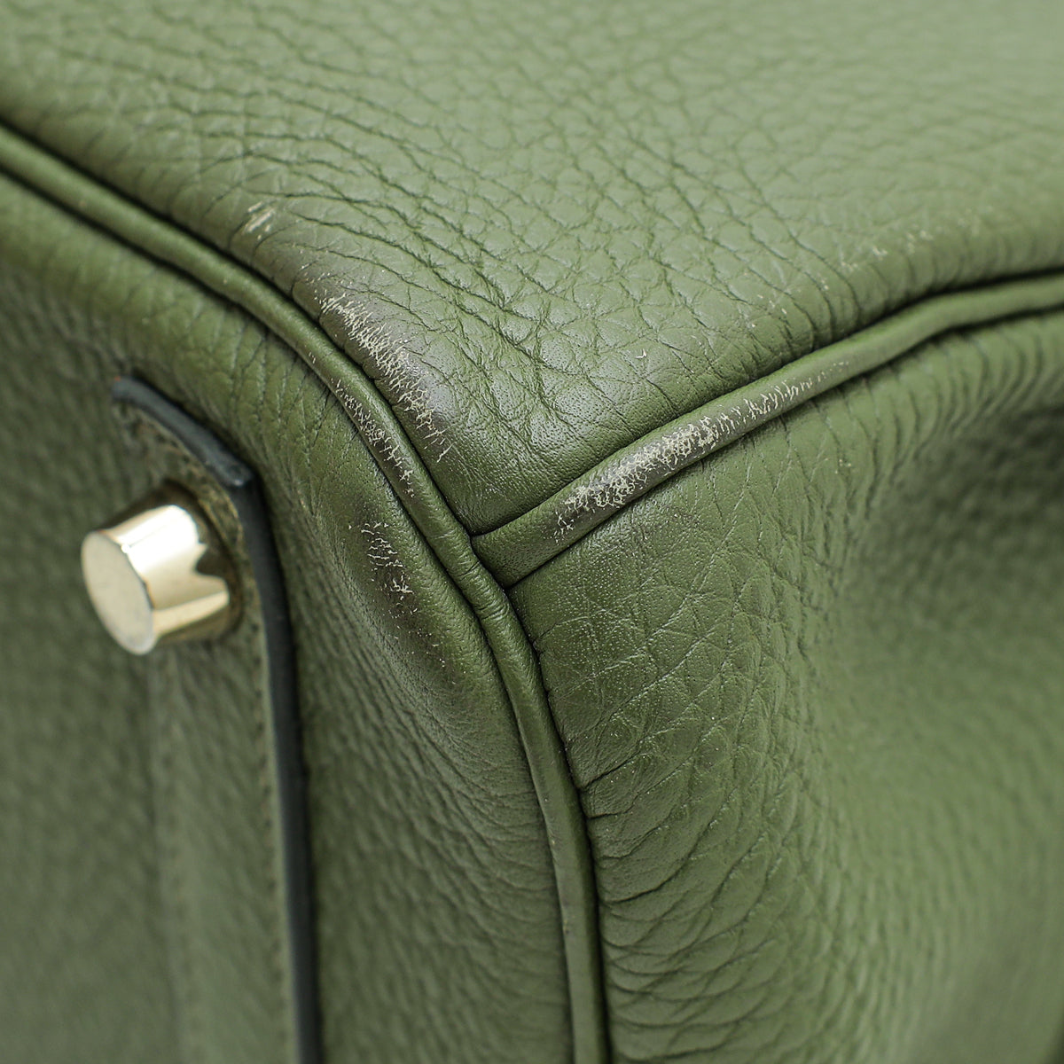 Hermes Vert Olive Birkin 30 Bag