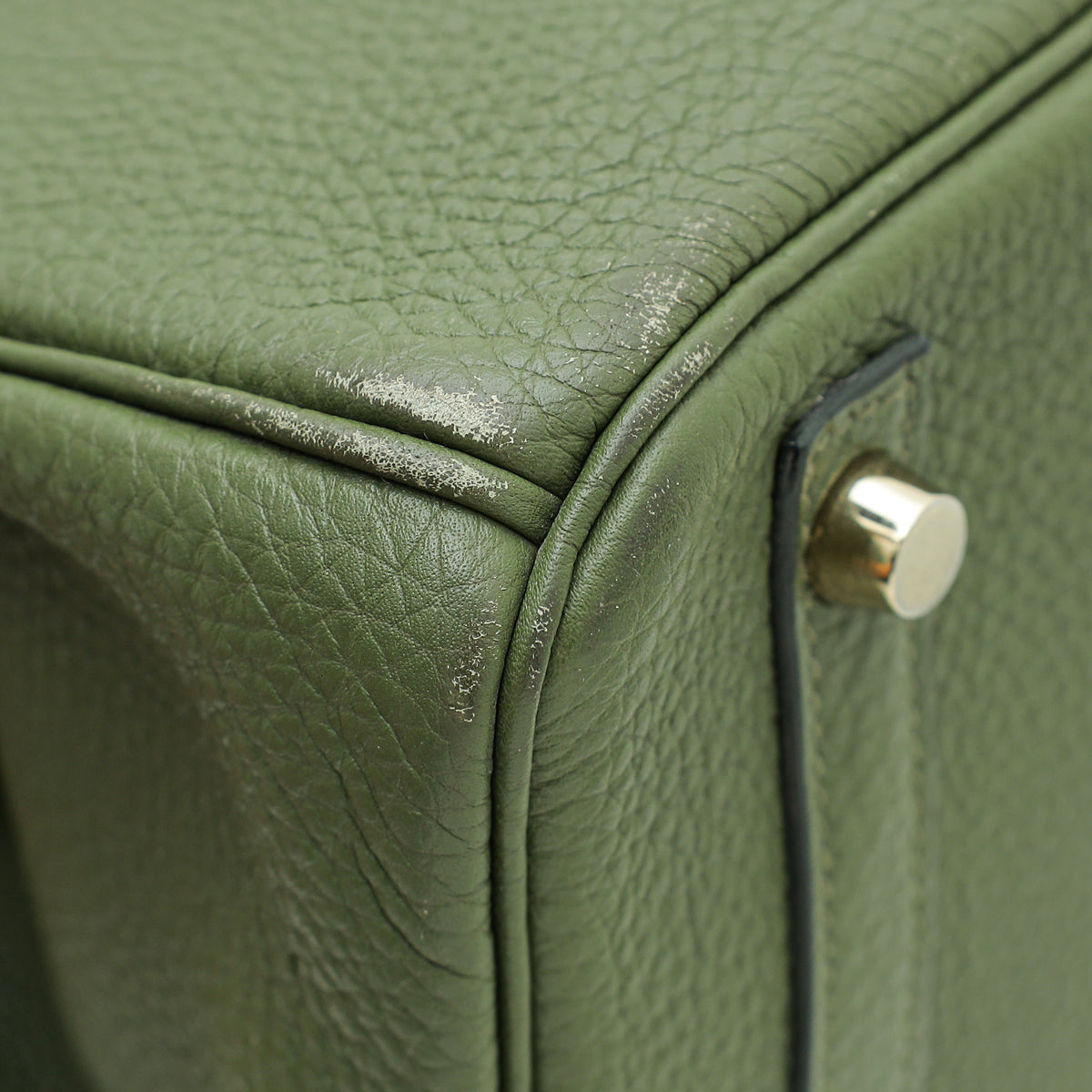 Hermes Vert Olive Birkin 30 Bag