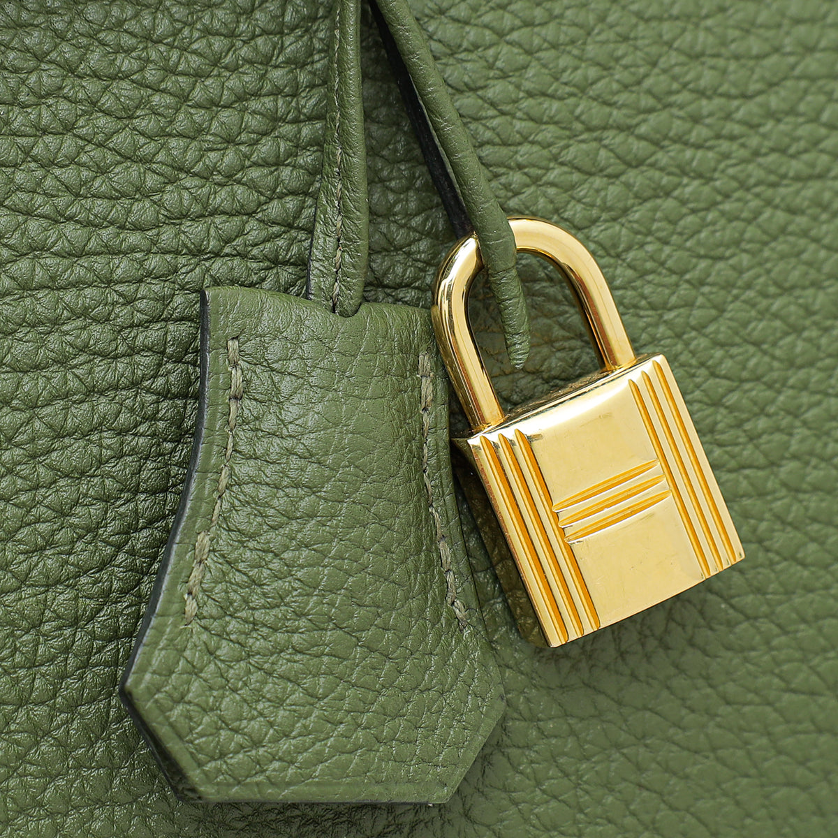 Hermes Vert Olive Birkin 30 Bag