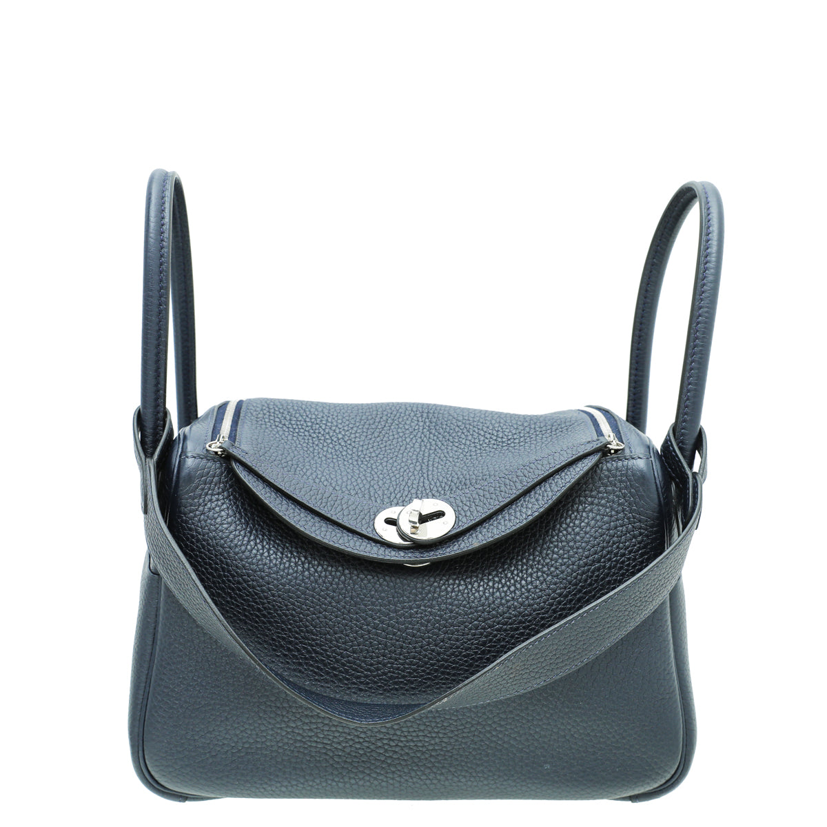 Hermes Blue Indigo Lindy 26 Bag