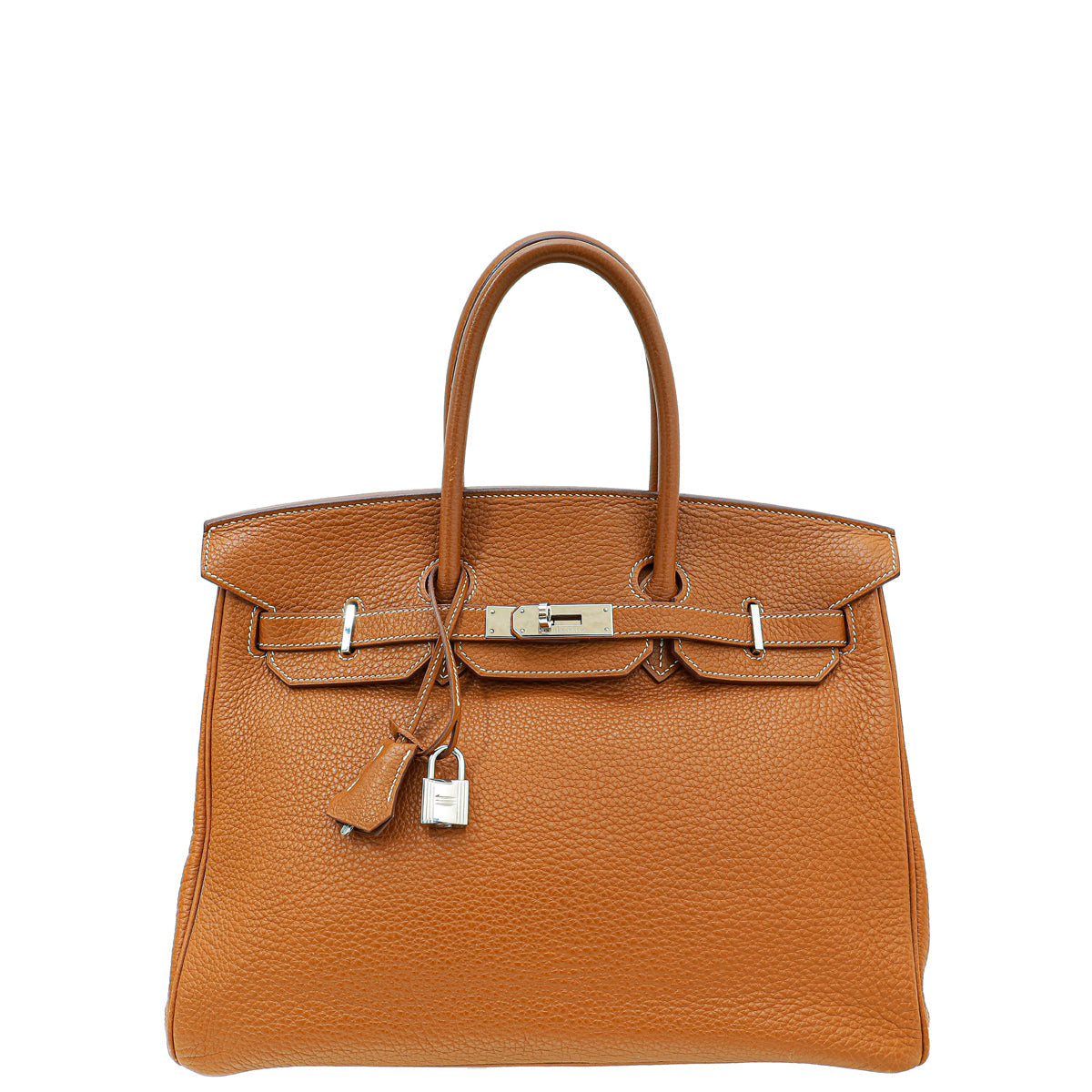 Hermes Gold Retourne Birkin 35 Bag