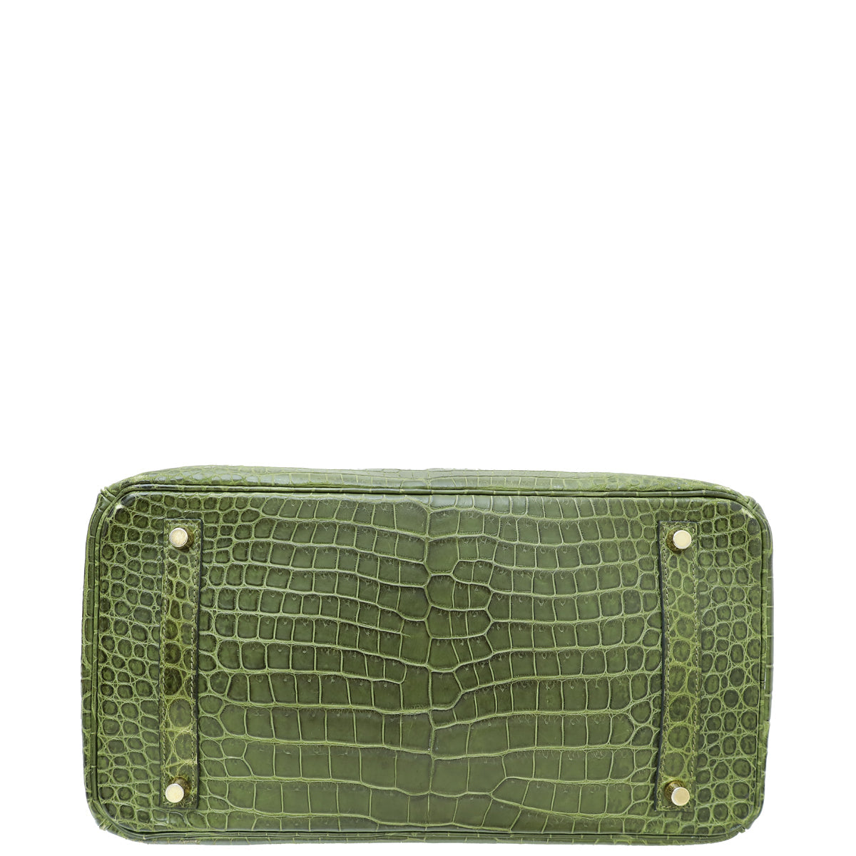 Hermes Vert Veronese Matte Crocodile Porosus Birkin 35 Bag