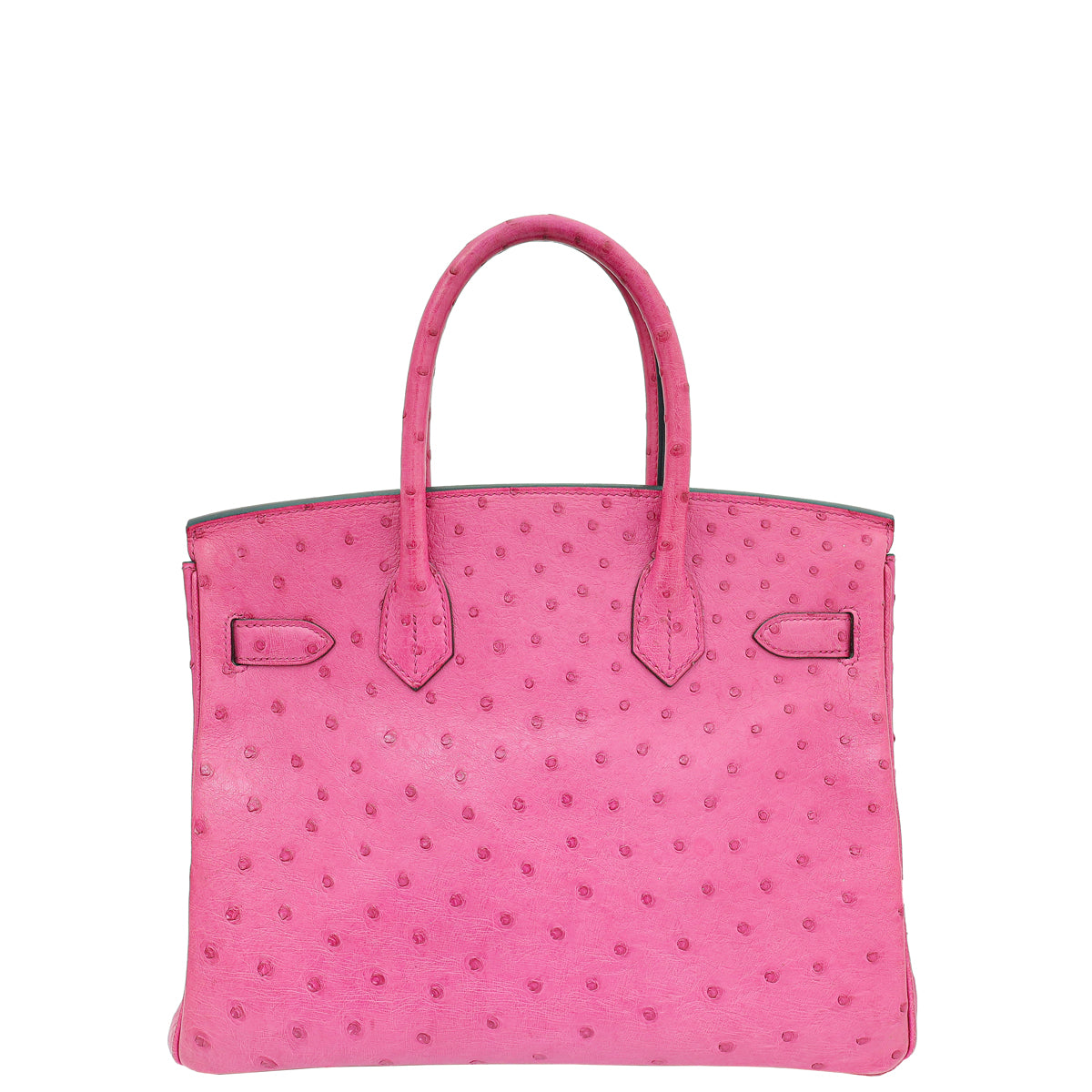 Hermes Fuchsia Ostrich Birkin 30 Bag