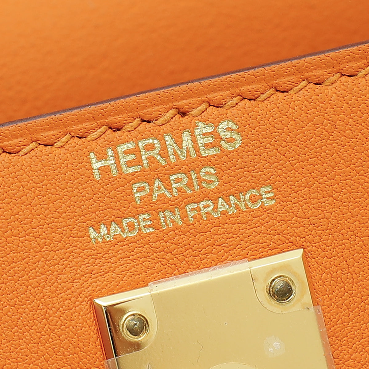 Hermes Abricot Retourne Kelly 25 Bag