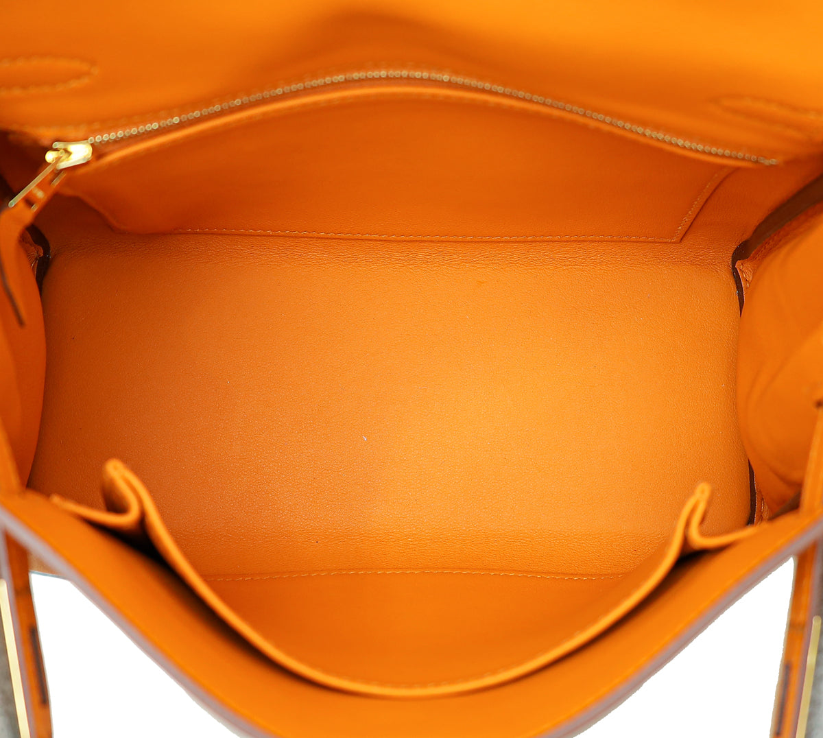 Hermes Abricot Retourne Kelly 25 Bag