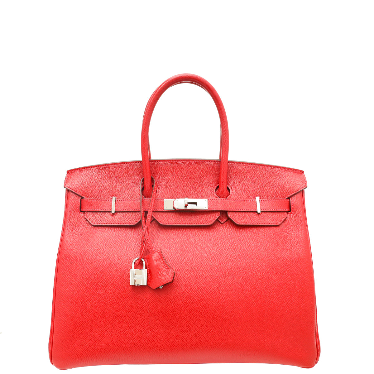 Hermes Geranium Retourne Birkin 35 Bag