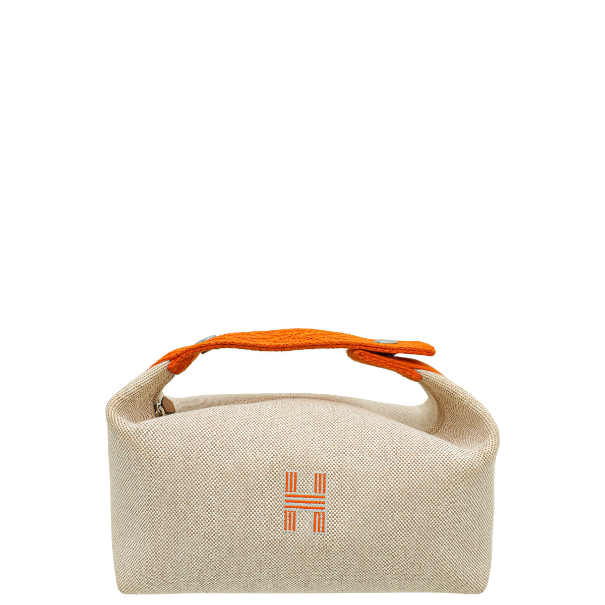 Hermes Orange Small Bride-A-Brac Pouch