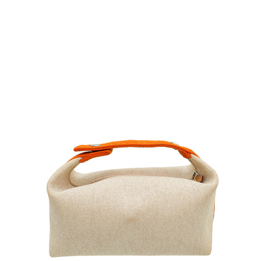 Hermes Orange Small Bride-A-Brac Pouch