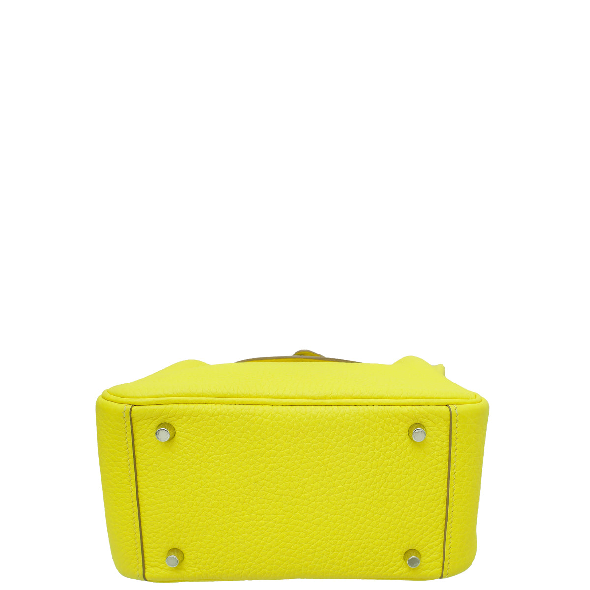 Hermes Lime Mini Lindy Bag