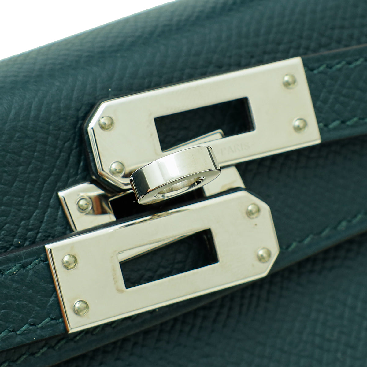 Hermes Vert Fonce Kelly Mini 20 Sellier Bag