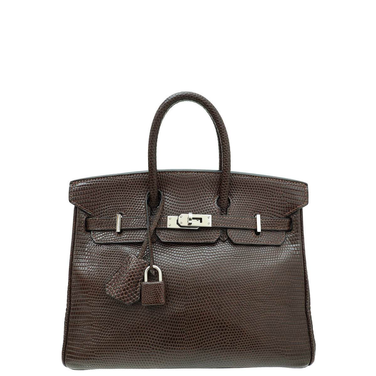 Hermes Havane Nilo Lizard Birkin 25 Bag