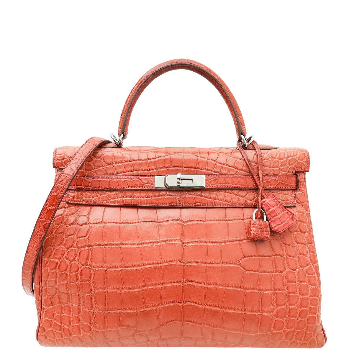 Hermes Bougainvillier Mississippiensis Alligator Matte Kelly 32 Bag