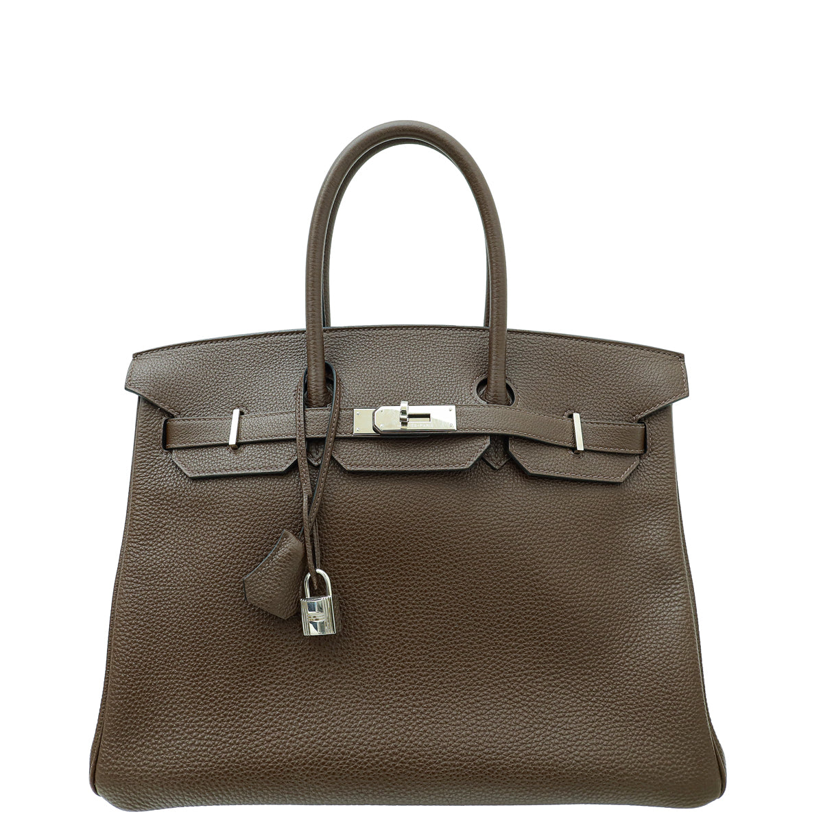 Hermes Cacao Retourne Birkin 35 Bag