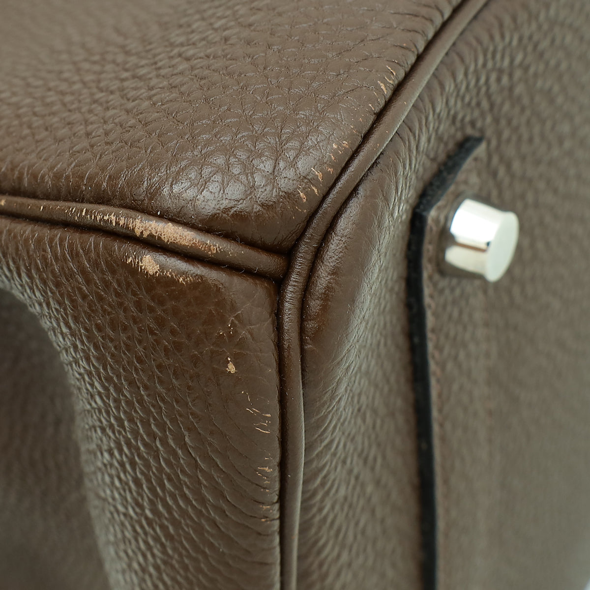 Hermes Cacao Retourne Birkin 35 Bag