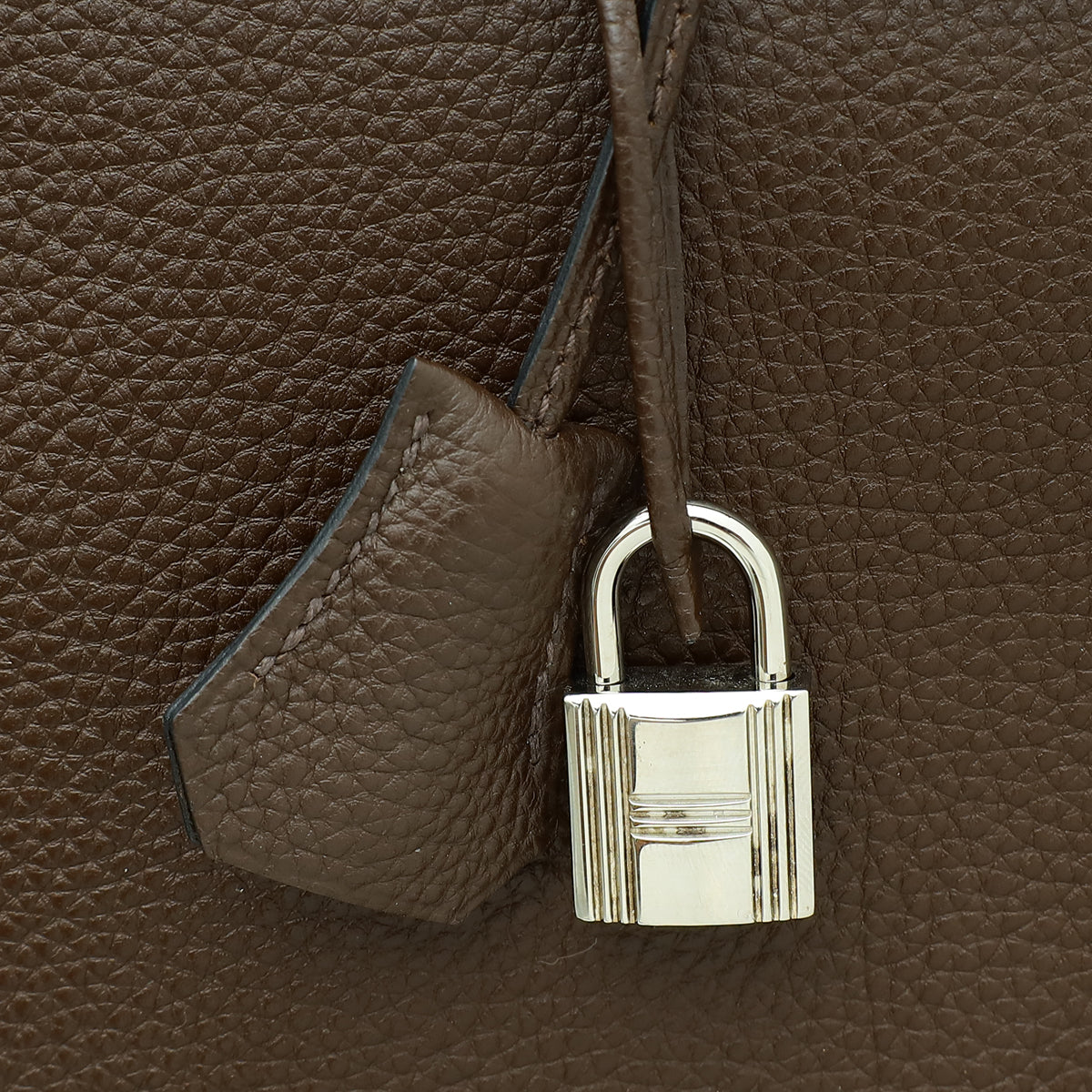 Hermes Cacao Retourne Birkin 35 Bag