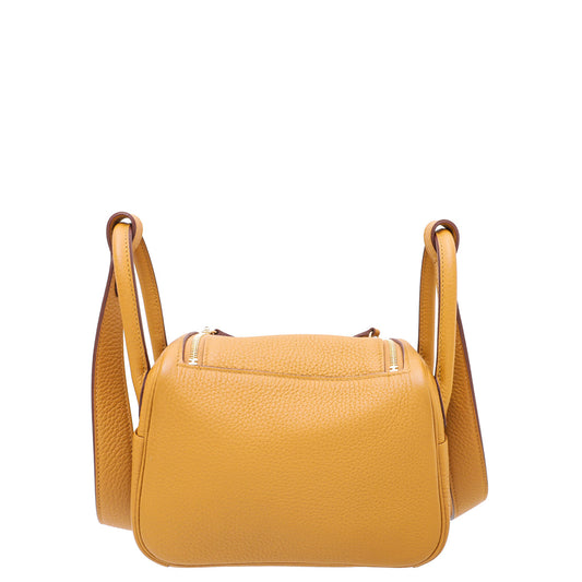 Hermes Sesame Mini Lindy Bag