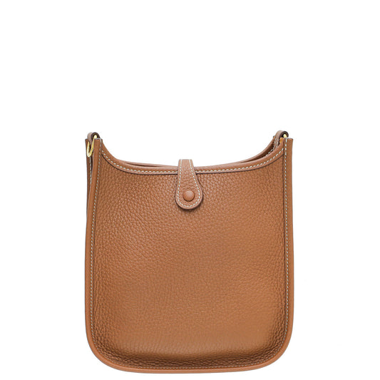 Hermes Gold Evelyne TPM Amazon 16 Bag