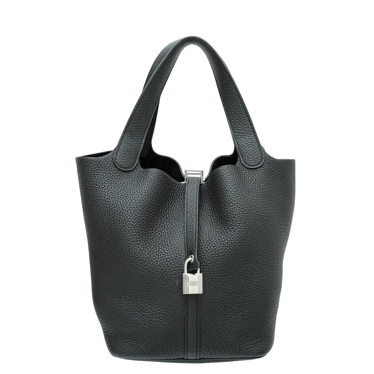 Hermes Noir Picotin Lock 22 Bag