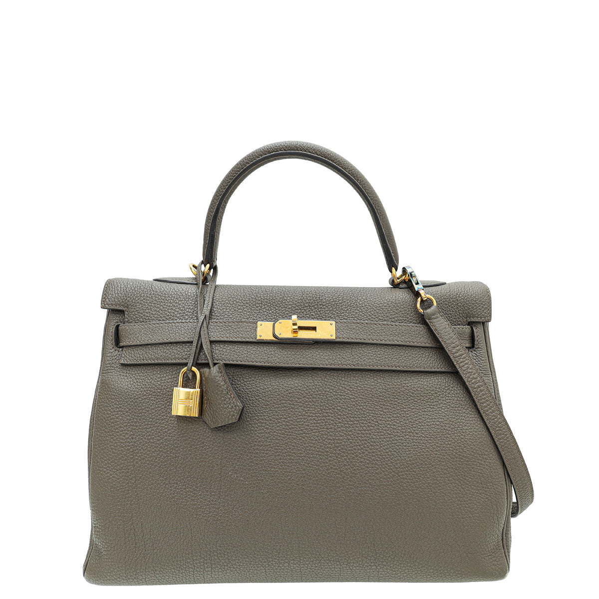 Hermes Etoupe Retourne Kelly 35 Bag