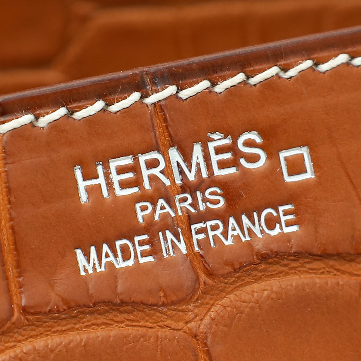 Hermes Fauve Matte Alligator Verso Birkin 35 Bag