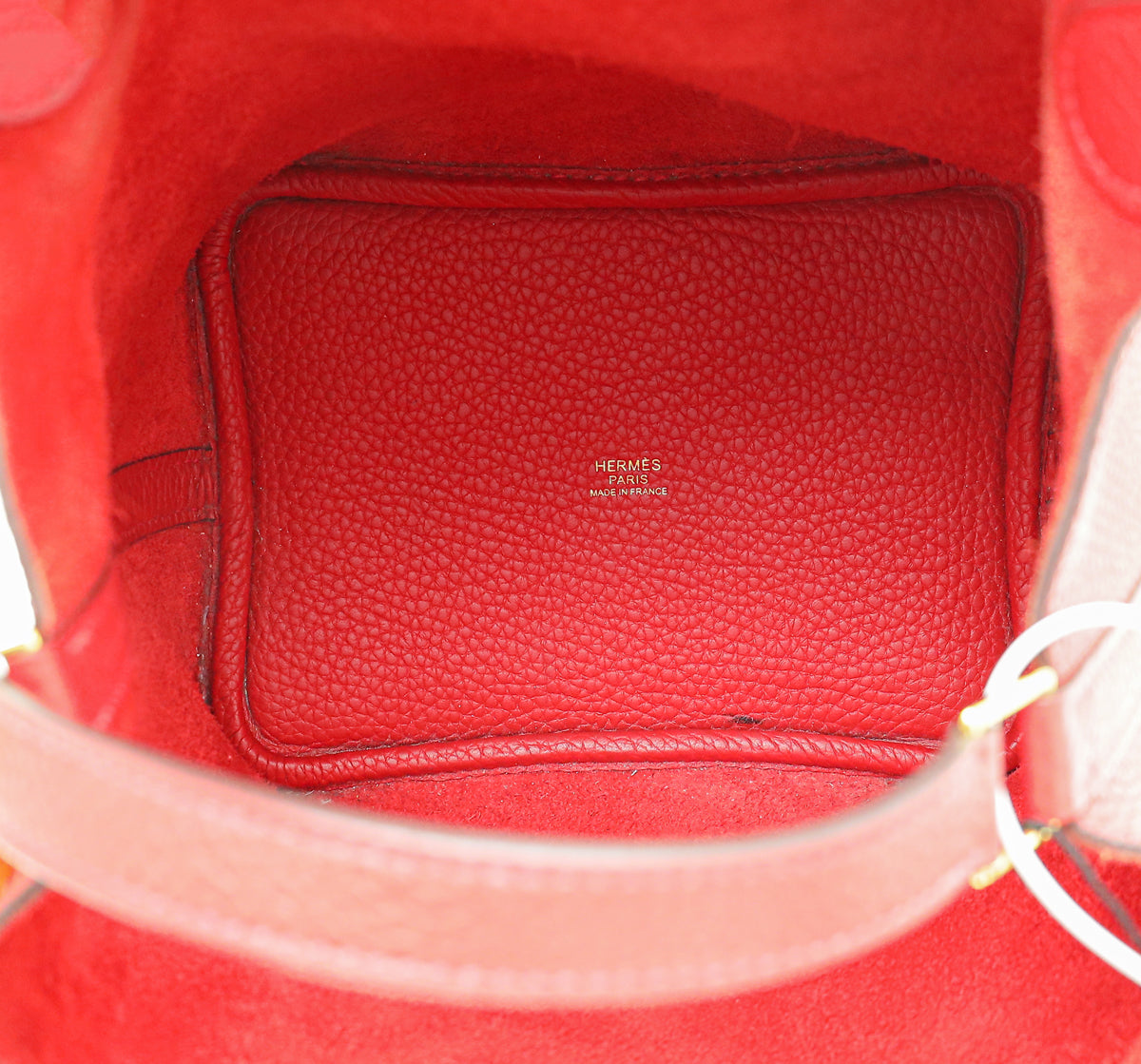 Hermes Rouge Casaque Picotin Lock 18 Bag