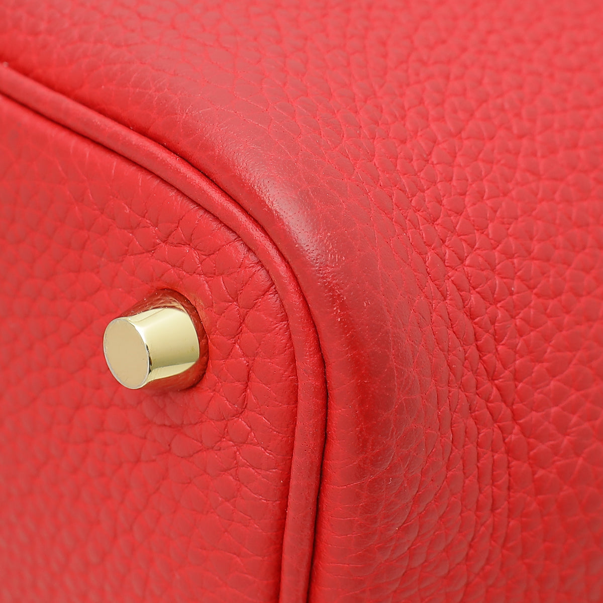 Hermes Rouge Casaque Picotin Lock 18 Bag