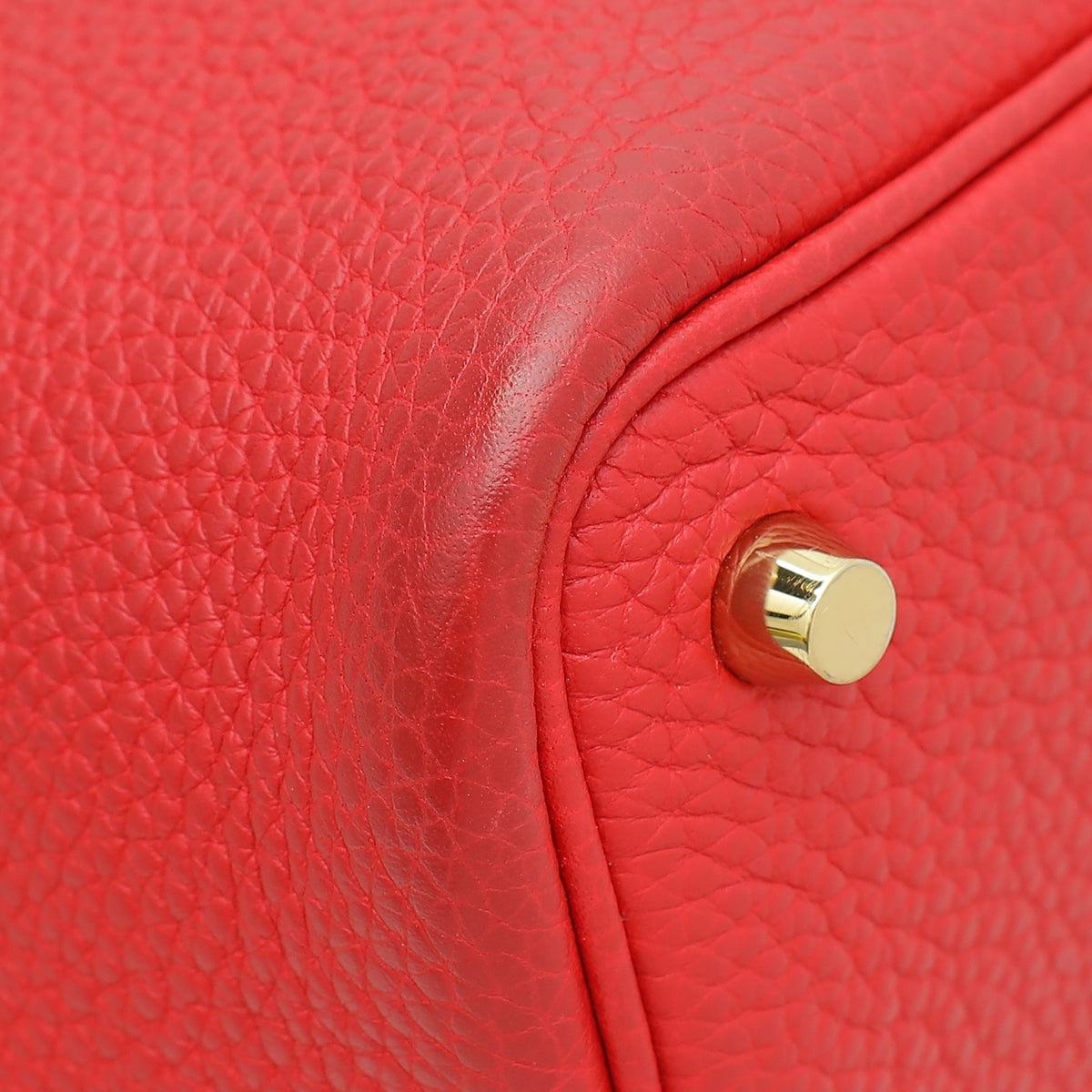 Hermes Rouge Casaque Picotin Lock 18 Bag