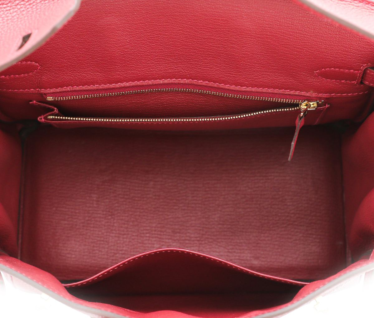 Hermes Rubis Birkin 25 Bag