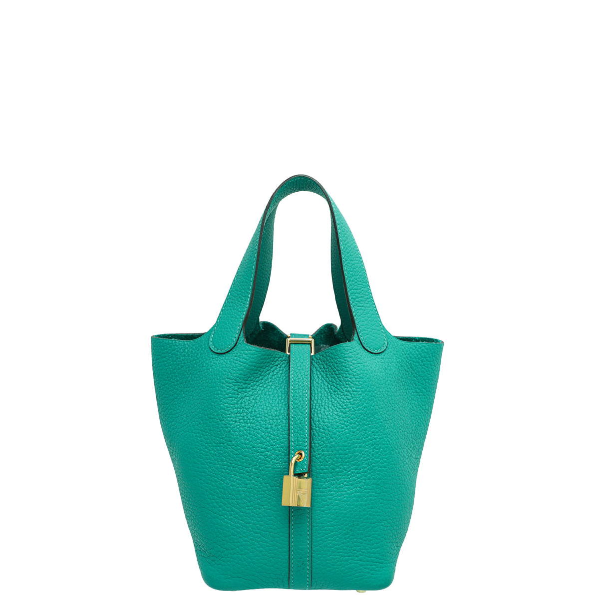 Hermes Vert Verone Picotin Lock 18 Bag