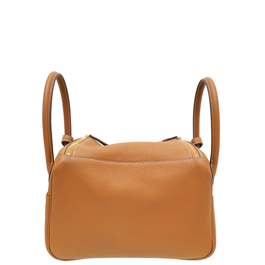 Hermes Gold Lindy 26 Bag