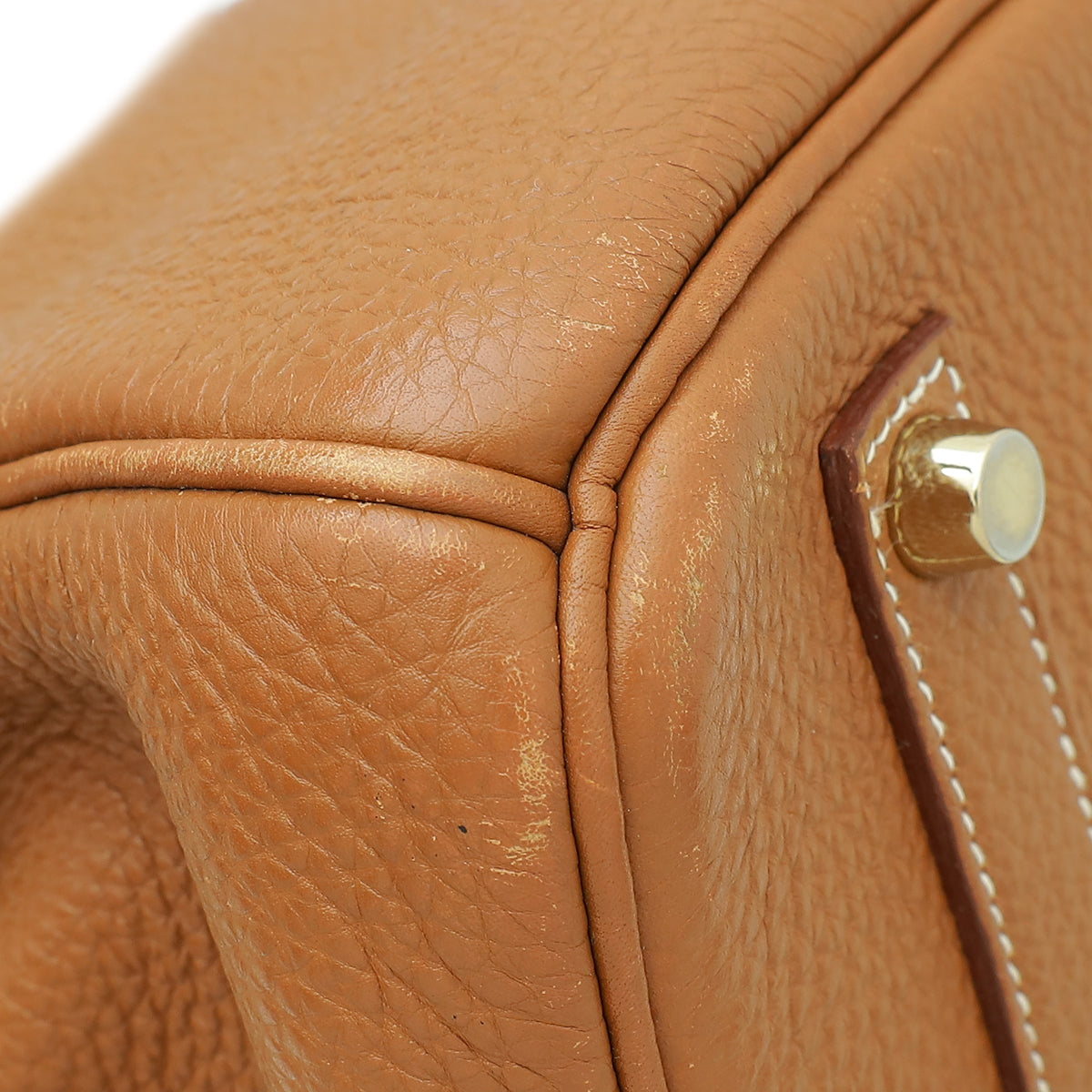 Hermes Gold Retourne Birkin 35 Bag