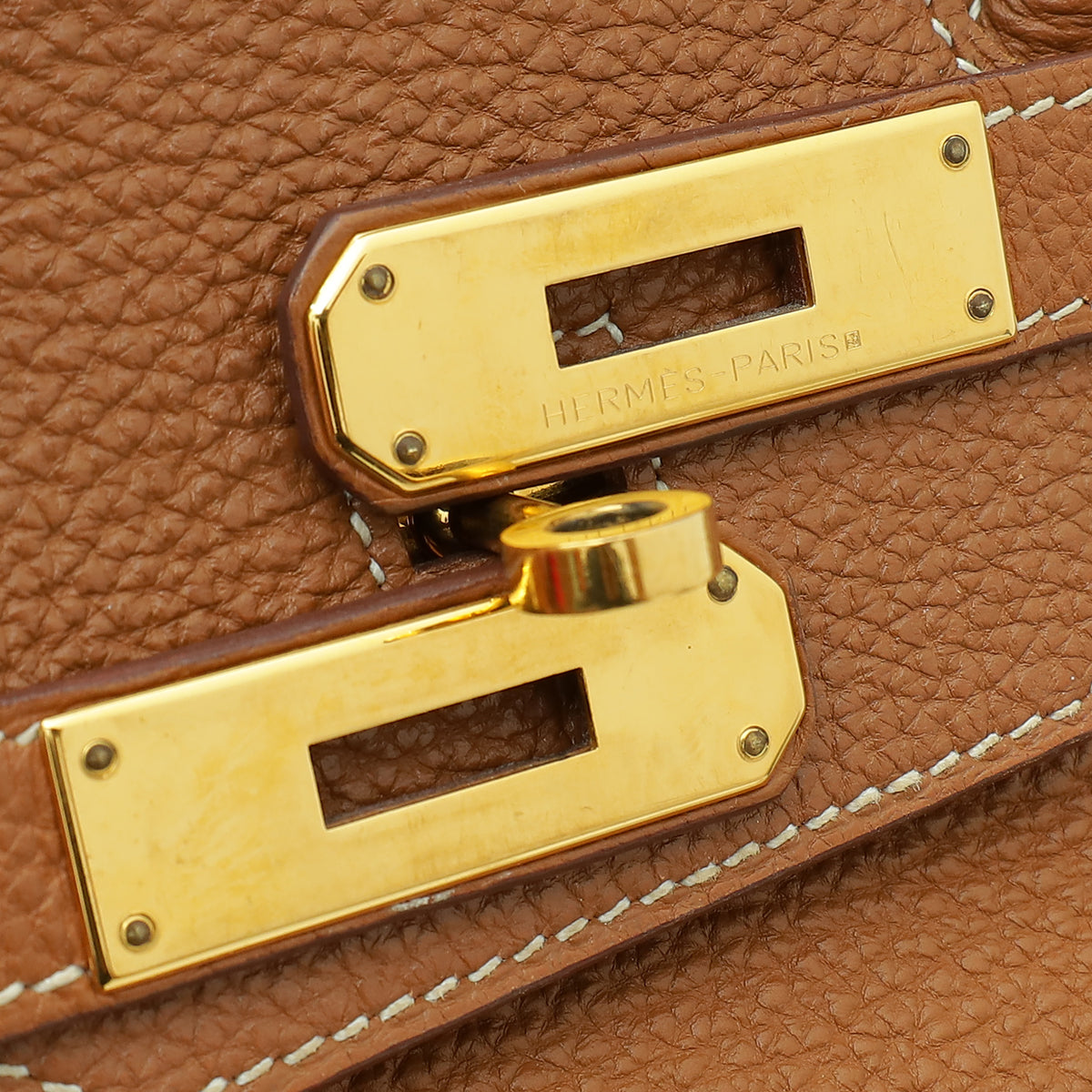 Hermes Gold Retourne Birkin 35 Bag