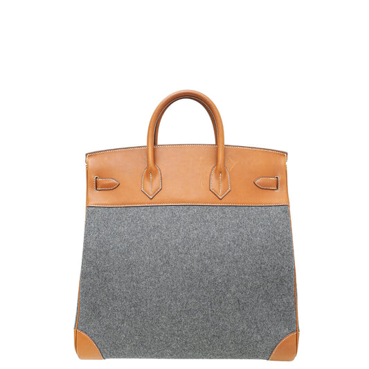 Hermes Bicolor HAC 40 Haute à Courroies Feutre Bag