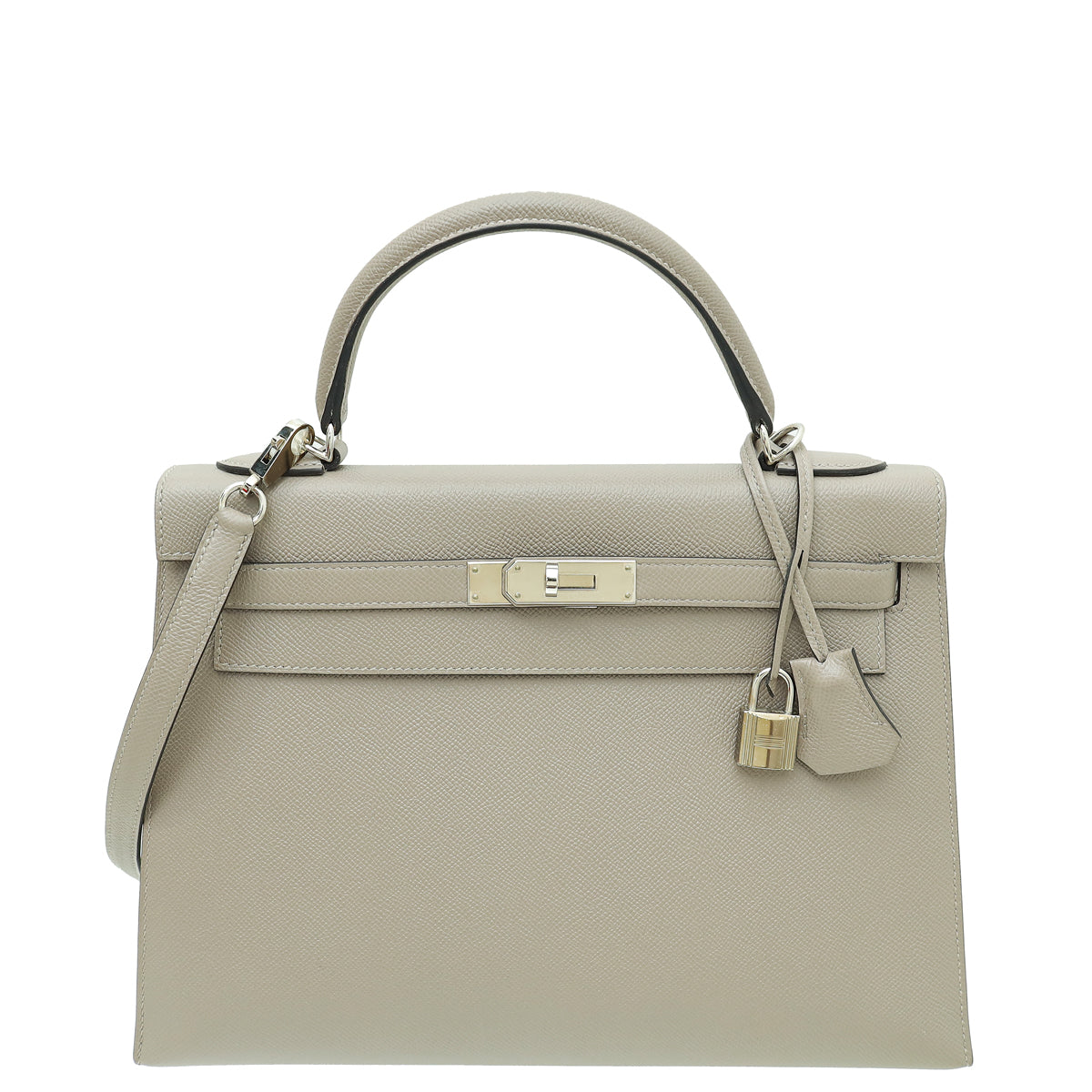 Hermes Etoupe Sellier Kelly 32 Bag