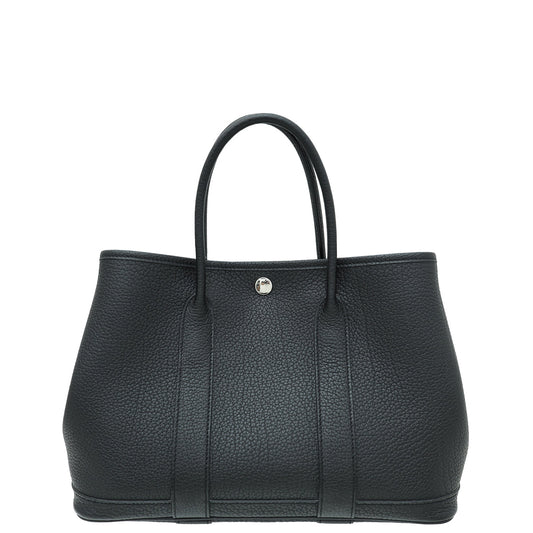 Hermes Noir Negonda Garden Party 30 TPM Bag