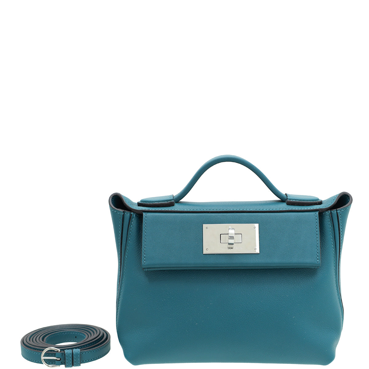 Hermes Vert Bosphore 24/24 Mini Bag