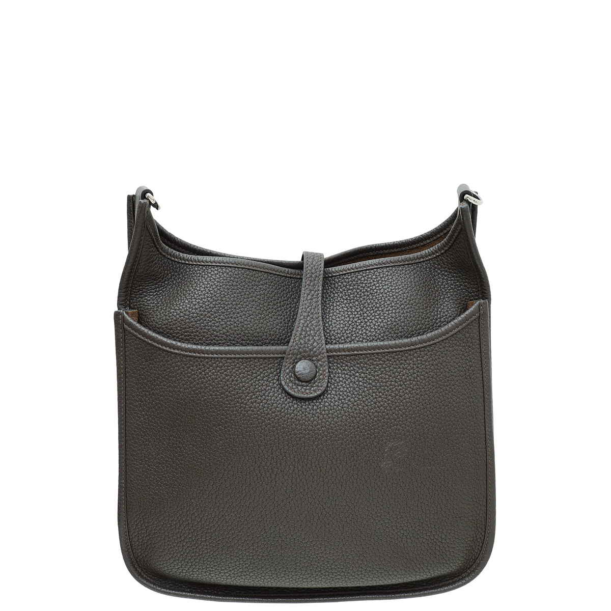 Hermes Chocolate Brown Evelyne III PM Bag