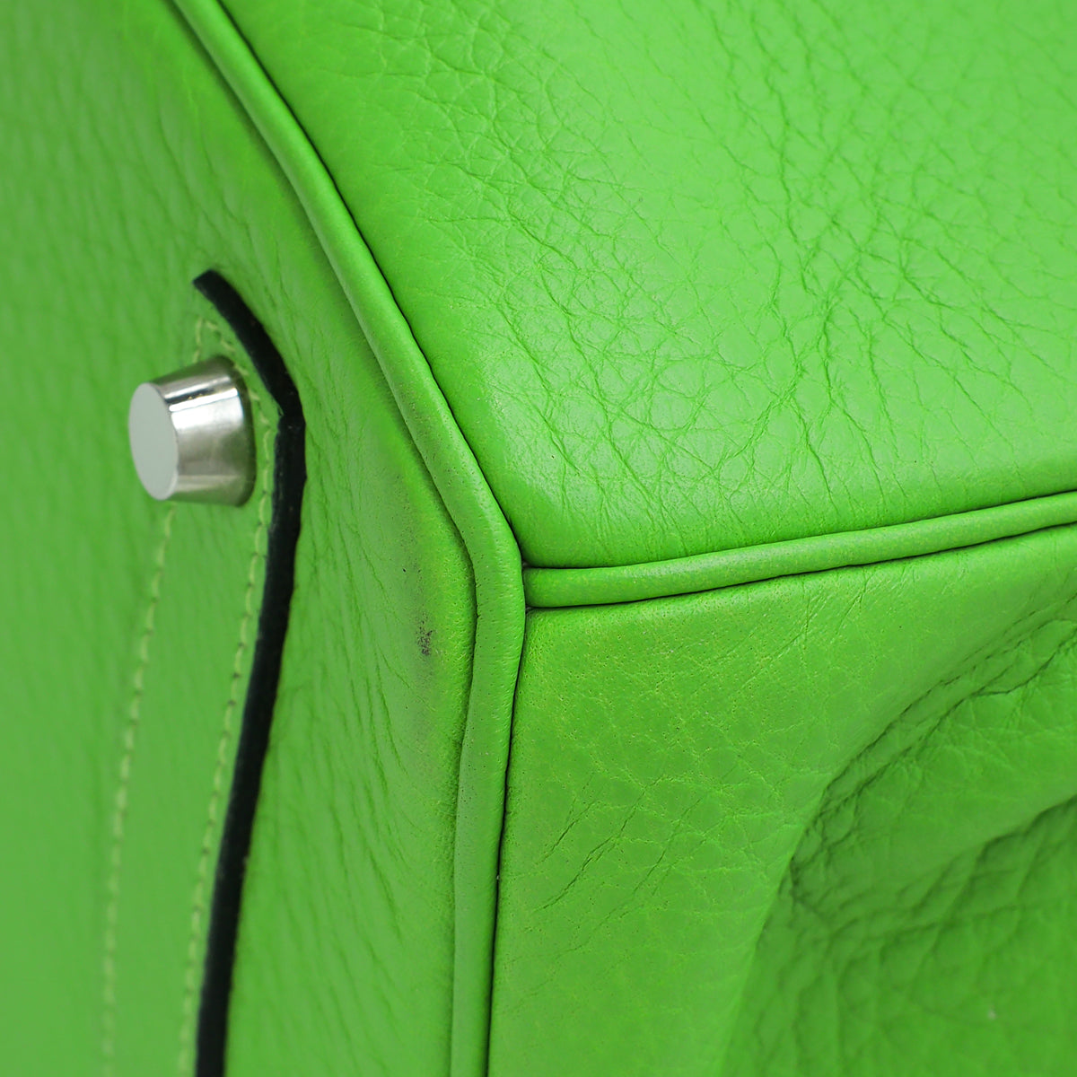 Hermes Vert Cru Birkin 35 Bag