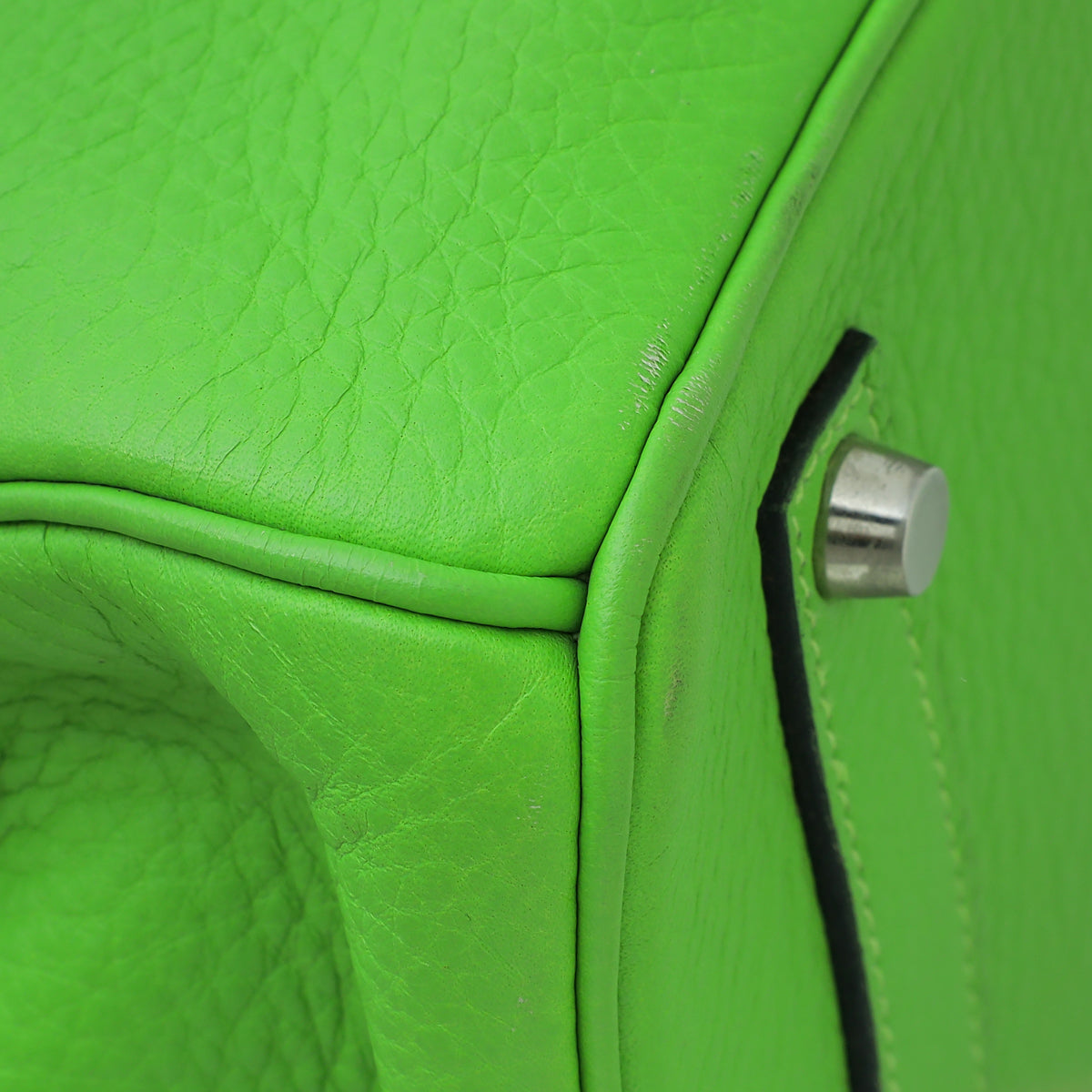 Hermes Vert Cru Birkin 35 Bag