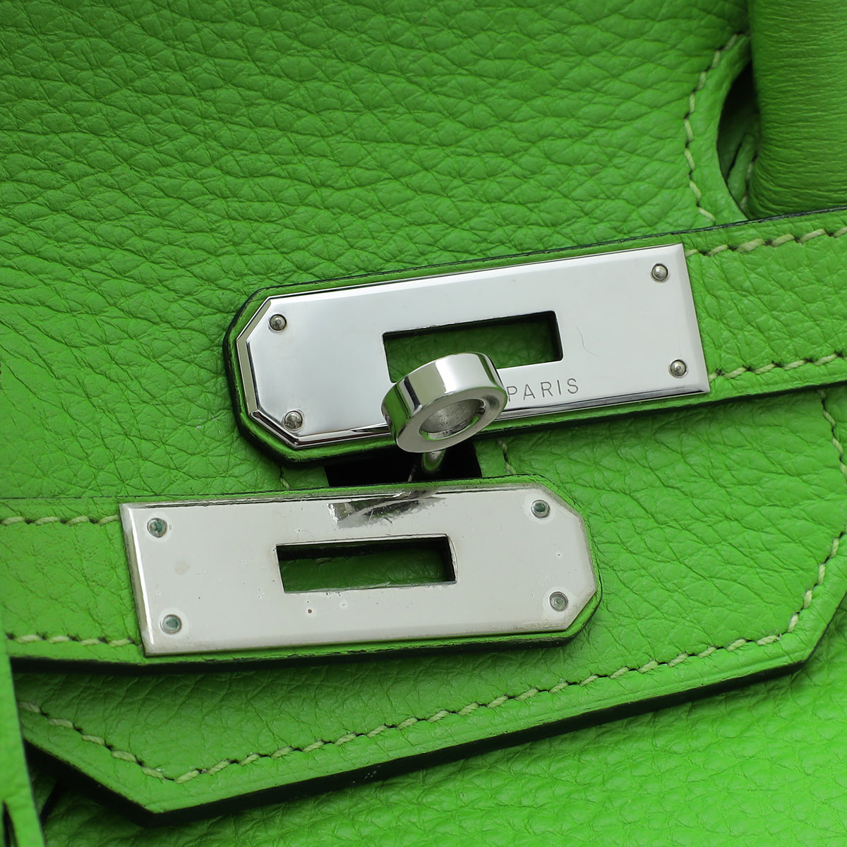 Hermes Vert Cru Birkin 35 Bag