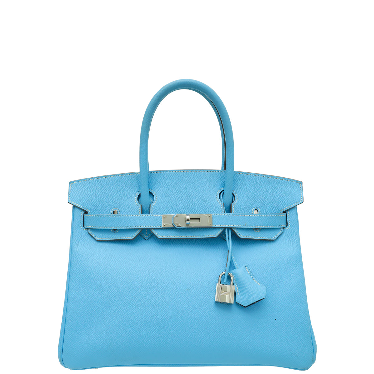 Hermes Bleu Paradise Birkin 30 Verso Bag