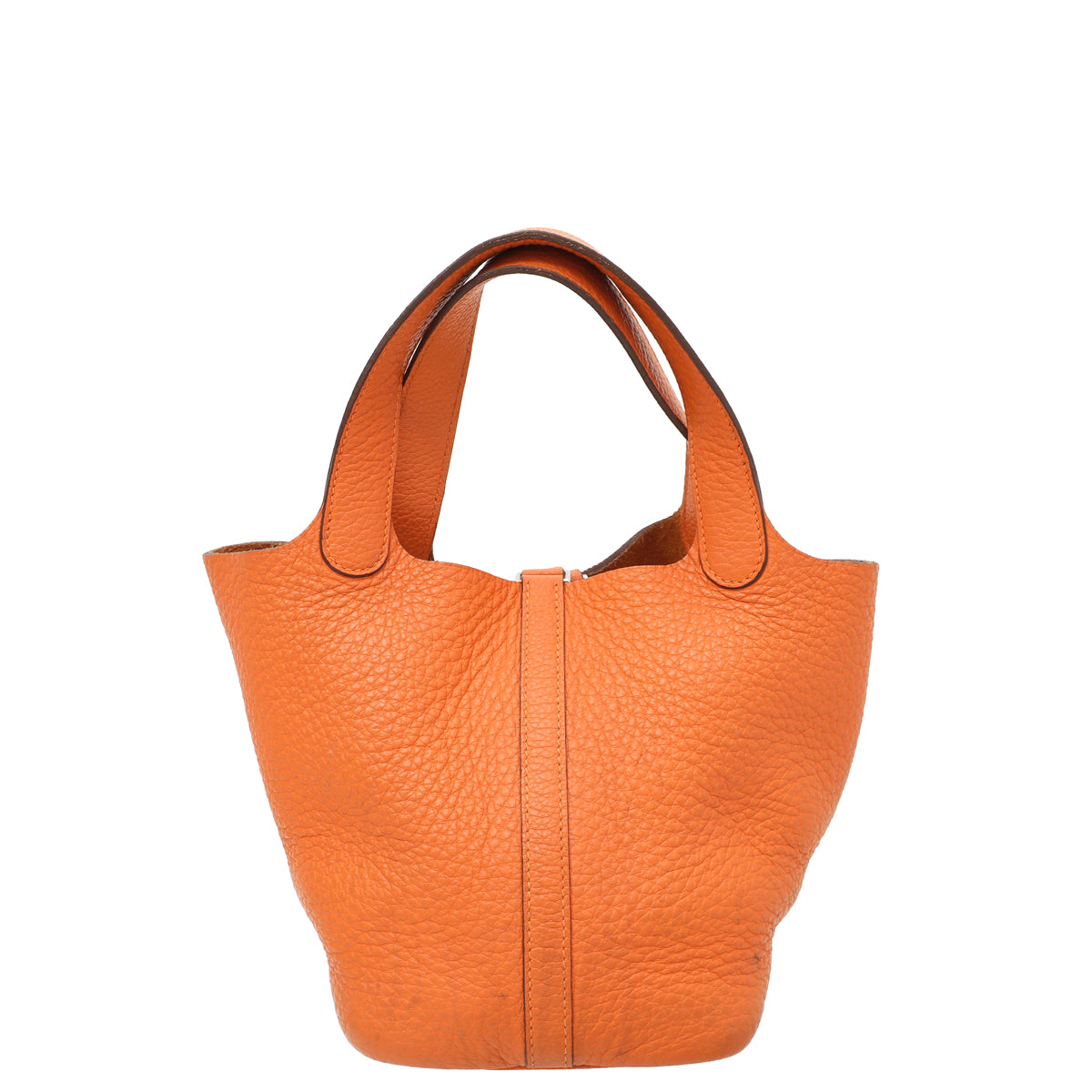 Hermes Orange Picotin Lock 18 Bag