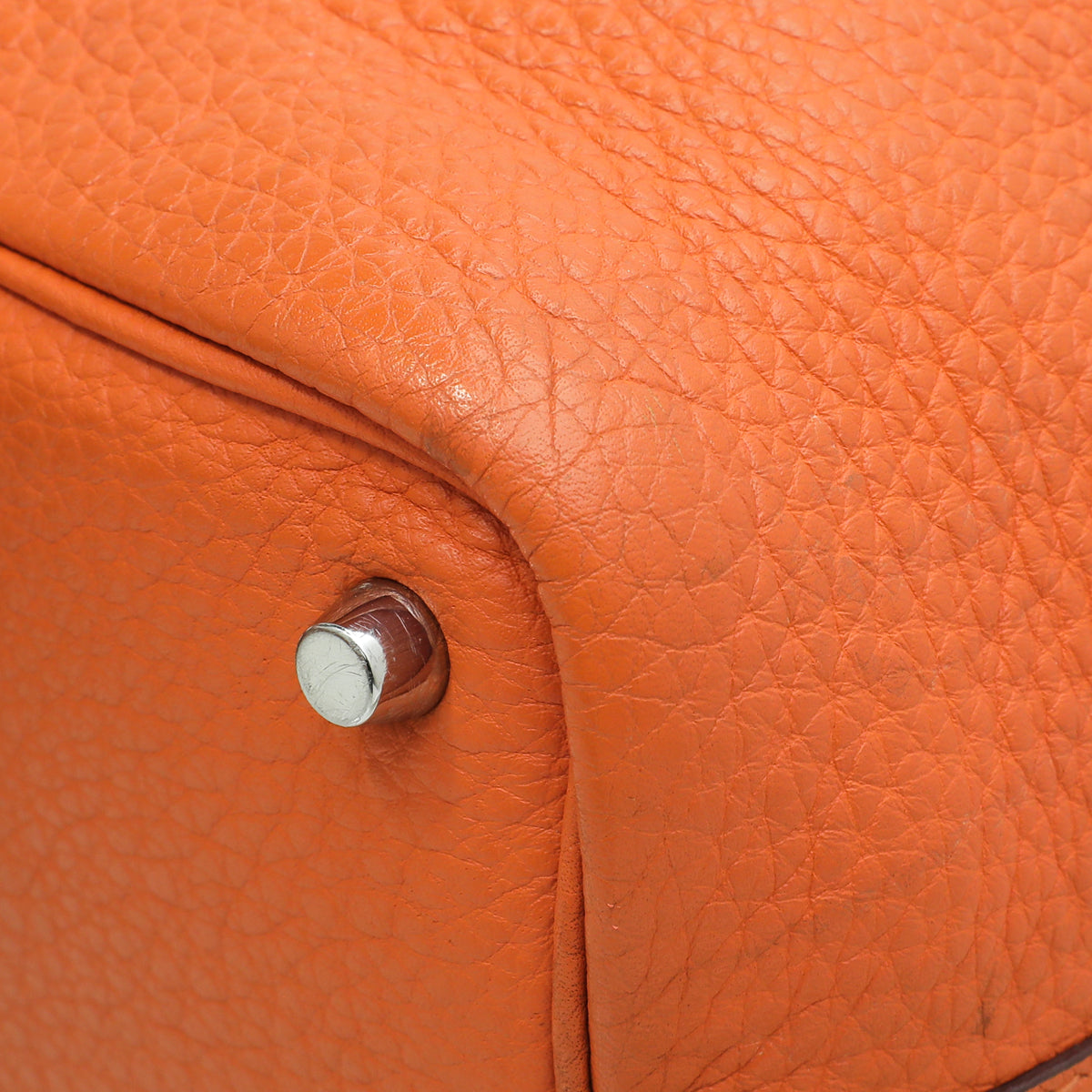 Hermes Orange Picotin Lock 18 Bag