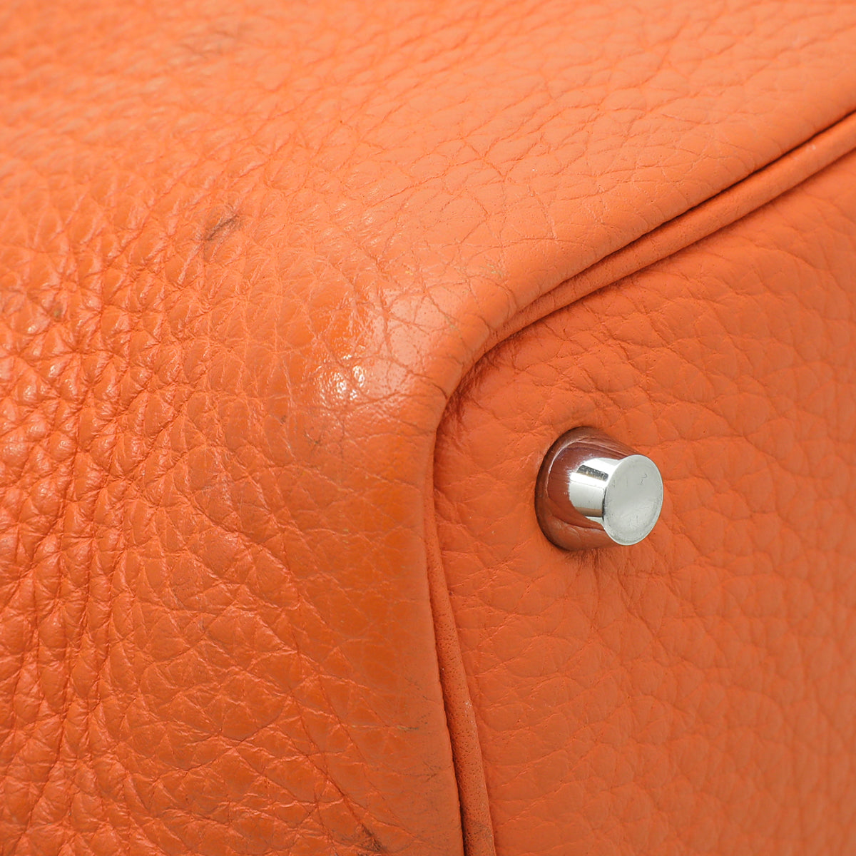 Hermes Orange Picotin Lock 18 Bag