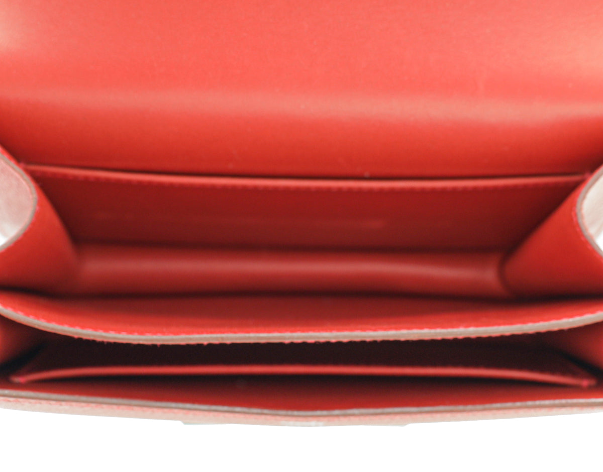 Hermes Rouge Casaque Constance 18 Bag